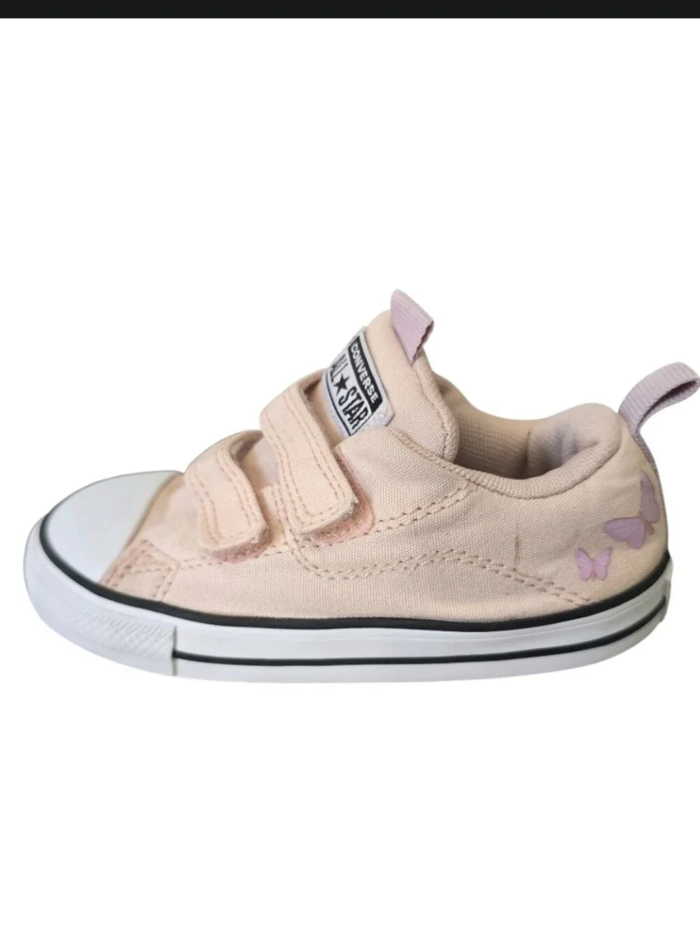 Chuck Taylor All Star Easy On Butterfly Low Tops Size 9 Toddlers In EUC